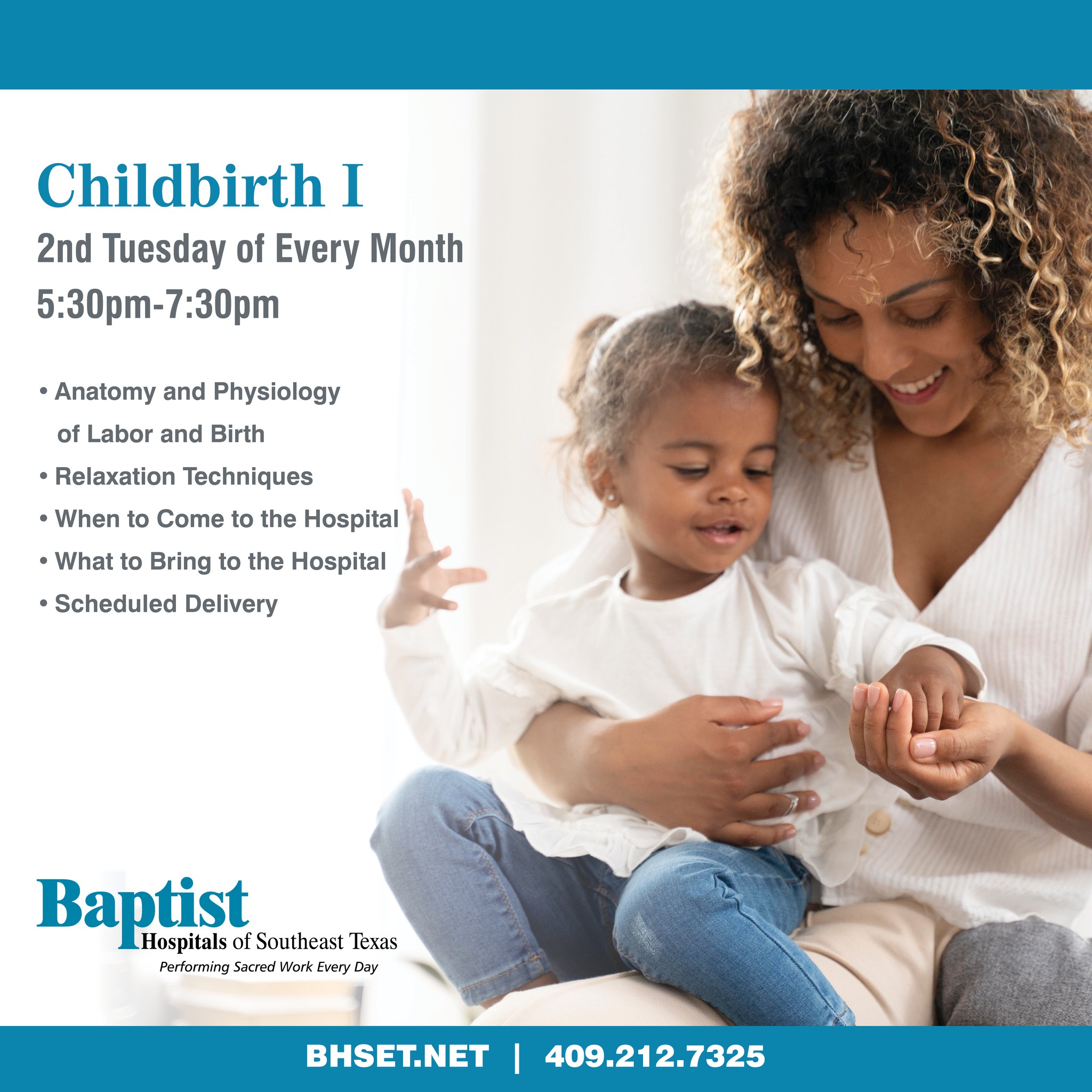 Childbirth-I-Post, 2nd Tuesday of Every Month